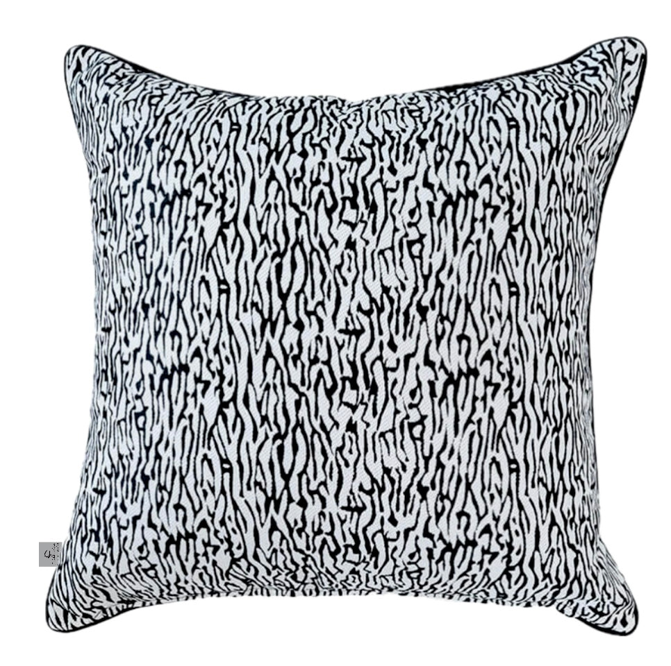 A Custom Collection with feather inner scatter cushion 60x60 each Abstract collection