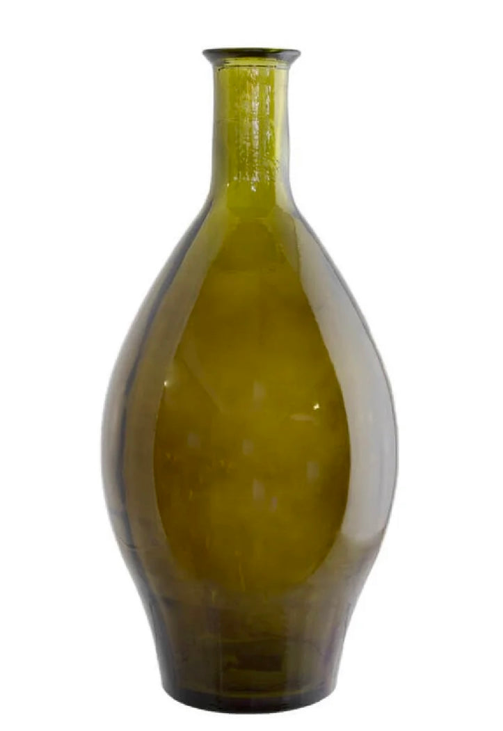 OLIVE GREEN CLARO VASE 60CM