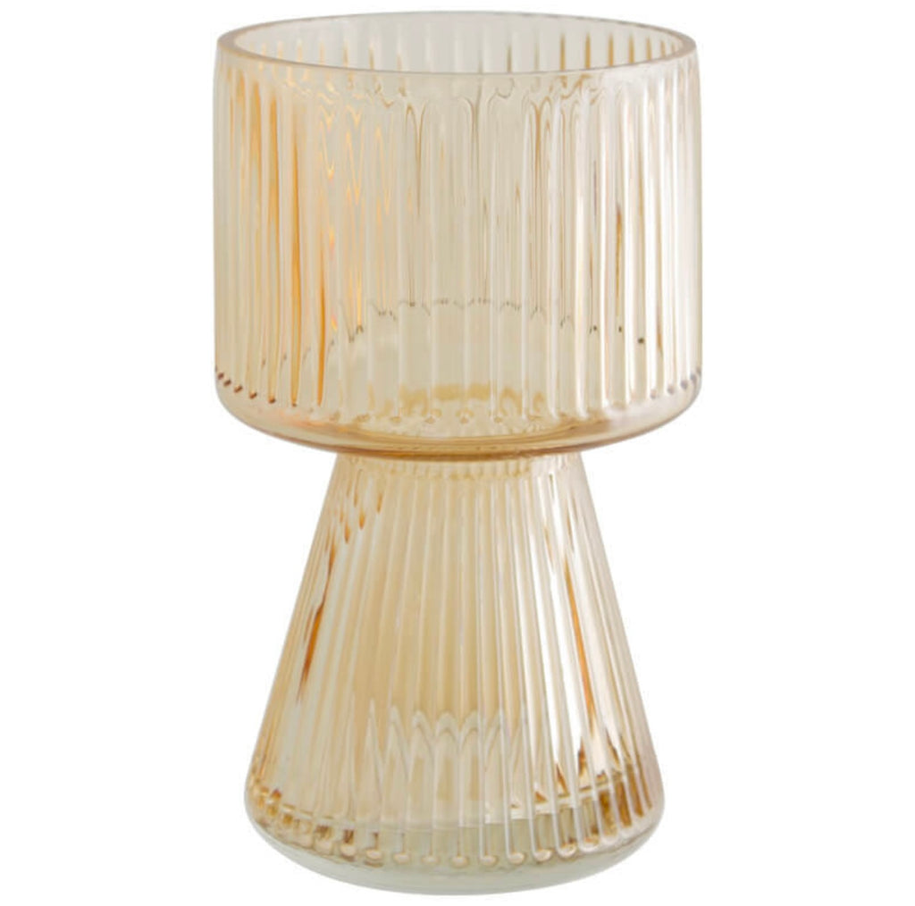 TALI AMBER VASE 31CM