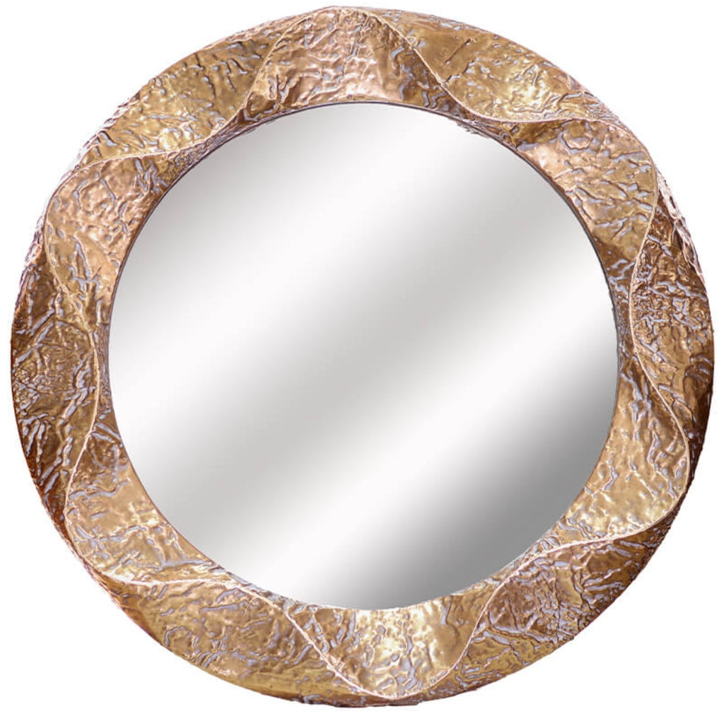 GROSSO GOLD MIRROR 79CM DIA