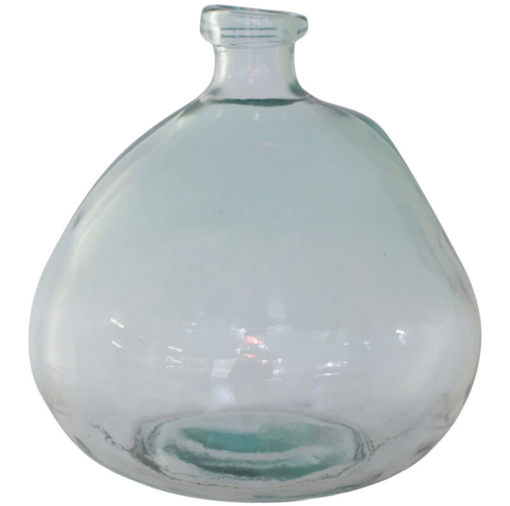 RECYCLED GLASS VASE 23CM