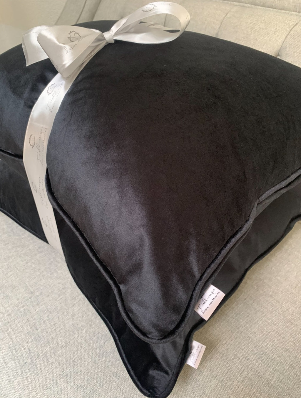 Custom scatter cushion feather inner 40x60 each (Poetry collection)